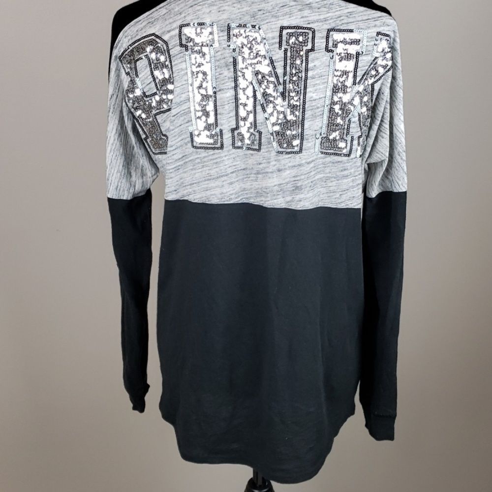 {Victoria's Secret} long sleeve sequined t